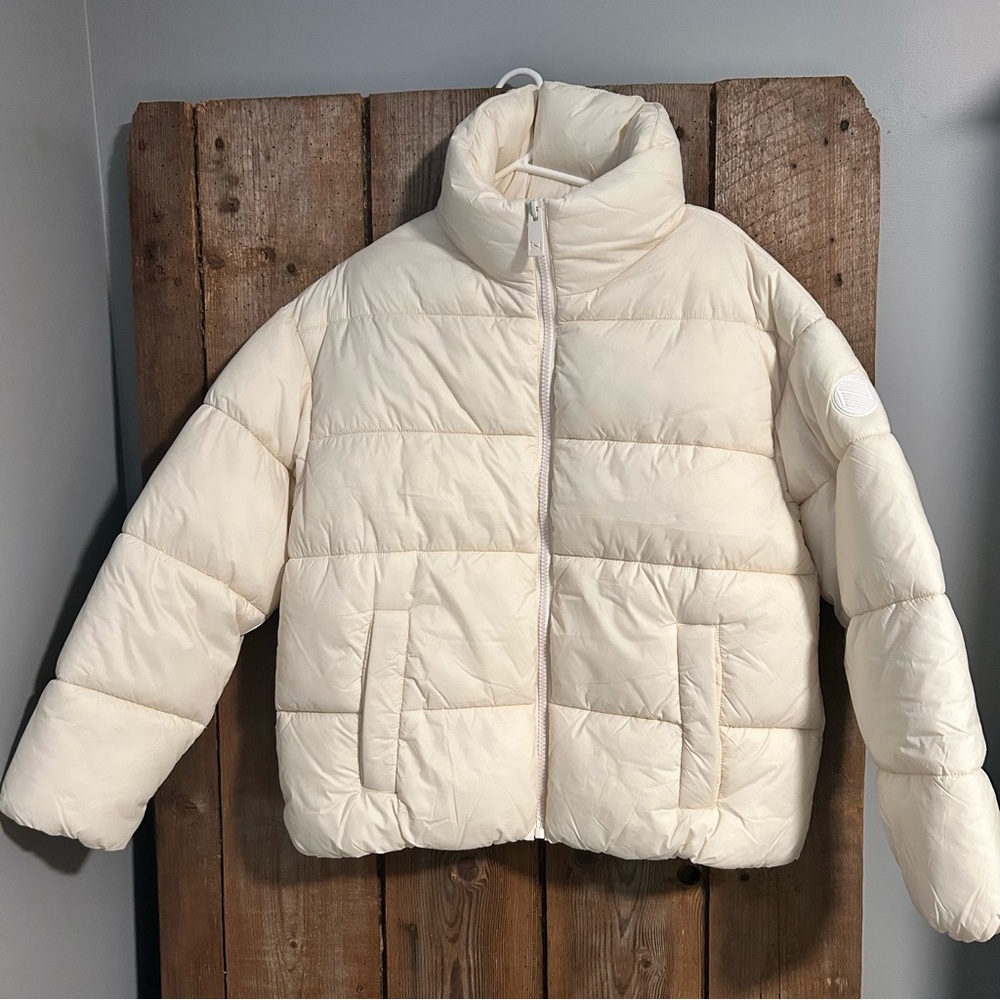Noize Cream Puffer Jacket Size M | Jillian Harris Jilly Box